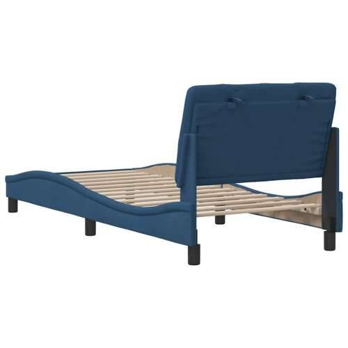 Okvir za krevet bez madraca plava 90x190cm od tkanine - Plava 90 x 190 cm Cijena