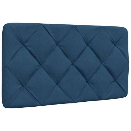 Krevet s madracem plavi 90 x 190 cm od tkanine - Plava 90 x 190 cm Cijena