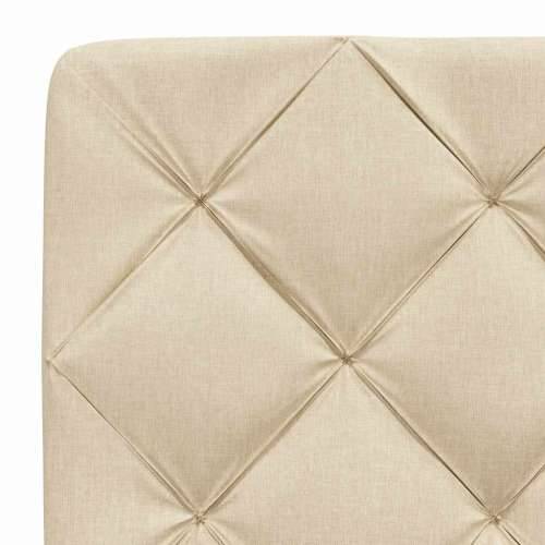 Krevet s madracem krem 90 x 190 cm od tkanine - Krema 90 x 190 cm Cijena