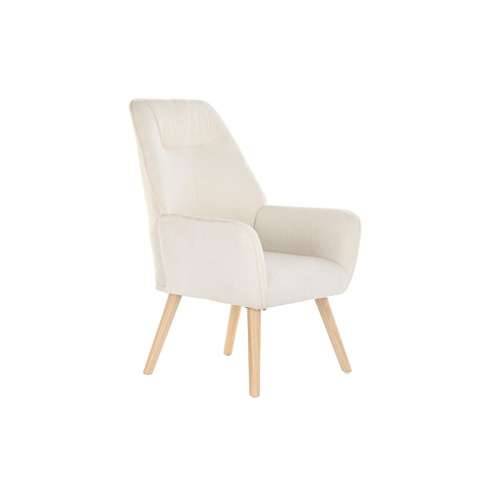 Fotelja DKD Home Decor Krema Prirodno 65 x 75 x 96 cm Cijena