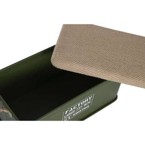 Set Škrinja Home ESPRIT Tamnozelena Prirodno Metal Uže Vlakna 69 X 37 X 37,5 cm (3 kom.) Cijena