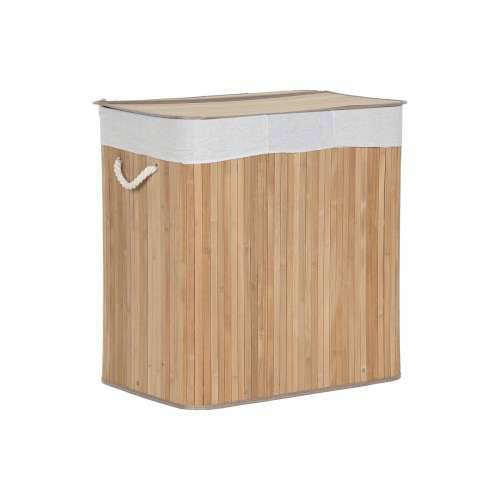 Košara za prljavo rublje Home ESPRIT Bijela Prirodno Bambus 140 L 60 x 40 x 60 cm Cijena