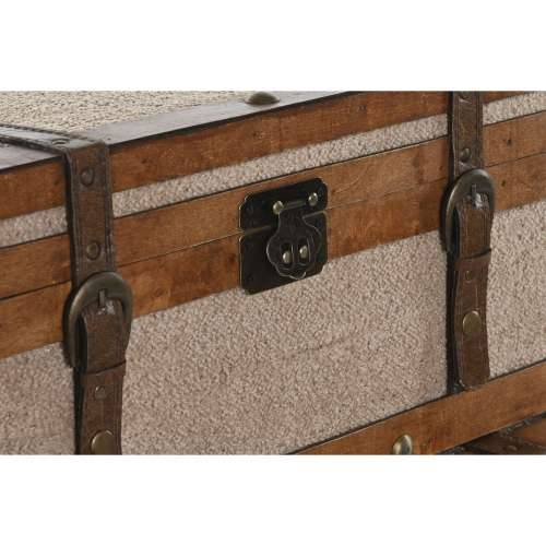 Set Škrinja Home ESPRIT Smeđa Bež Poliester Drvo 80 x 49 x 45 cm (3 kom.) Cijena
