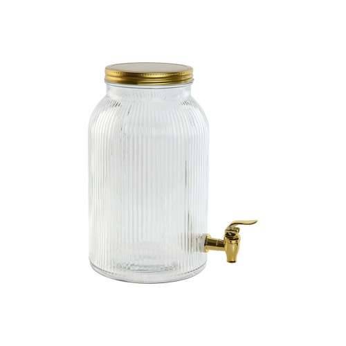 Raspršivač vode Home ESPRIT zlatan Metal Kristal 5,5 L 18 x 23,5 x 30 cm Cijena