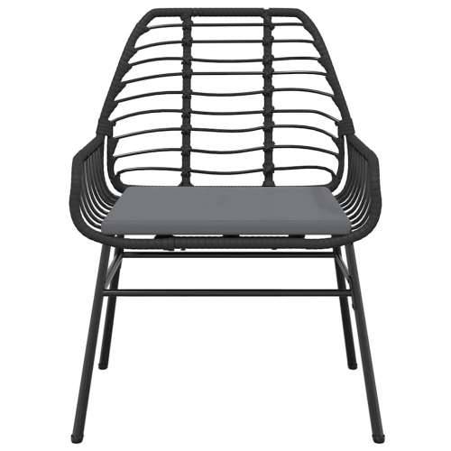 Vrtna garnitura - 5-dijelni vrtni blagovaonski set s jastucima od crnog - Crna 160 x 80 x 74 cm Da 4 Cijena