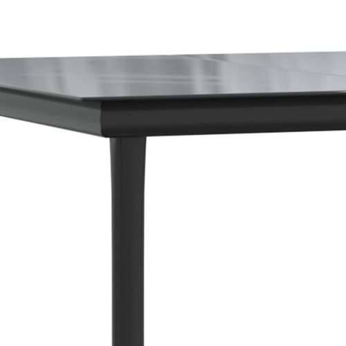 Vrtna garnitura - 5-dijelni vrtni blagovaonski set s jastucima od crnog - Crna 160 x 80 x 74 cm Da 4 Cijena