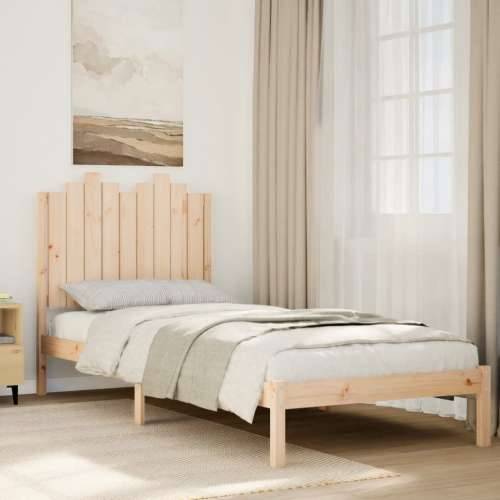 Dugi okvir kreveta bez madraca 100 x 220 cm masivno drvo - Prirodna 100 x 220 cm Cijena