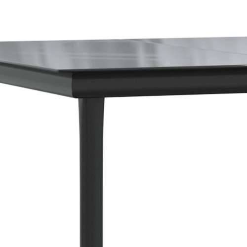 Vrtna garnitura - 7-dijelni vrtni blagovaonski set s jastucima, crno - Crna 160 x 80 x 74 cm 6 Cijena