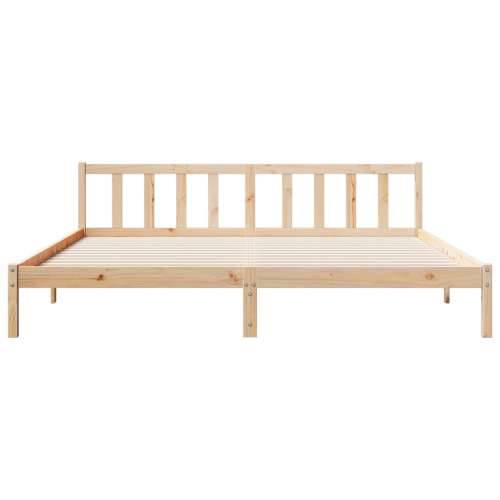 Dugi okvir kreveta bez madraca 180 x 210 cm od borovine - Prirodna 180 x 210 cm Cijena