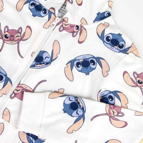 Gornji Dio Trenirke s Kapuljačom za Djevojčice Stitch Bež Cijena