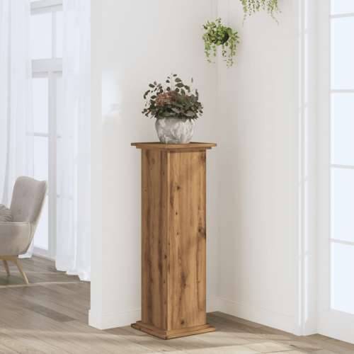Stalak za biljke boja hrasta 33 x 33 x 100 cm konstruirano drvo - Boja hrasta 33 x 33 x 100 cm 1 Cijena