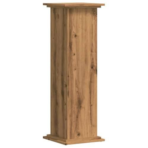 Stalak za biljke boja hrasta 33 x 33 x 100 cm konstruirano drvo - Boja hrasta 33 x 33 x 100 cm 1 Cijena