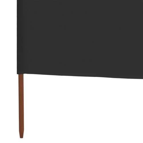 Vjetrobran s 3 panela od tkanine 400 x 80 cm antracit Cijena
