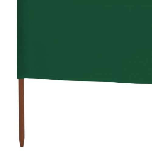 Vjetrobran s 3 panela od tkanine 400 x 160 cm zeleni - Zelena 400 x 160 cm 1 Cijena