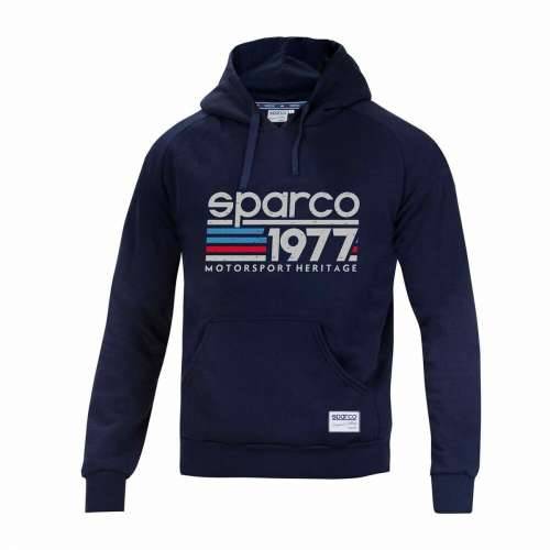 Muška Majica s Kapuljačom Sparco 1977 Tamno plava Cijena