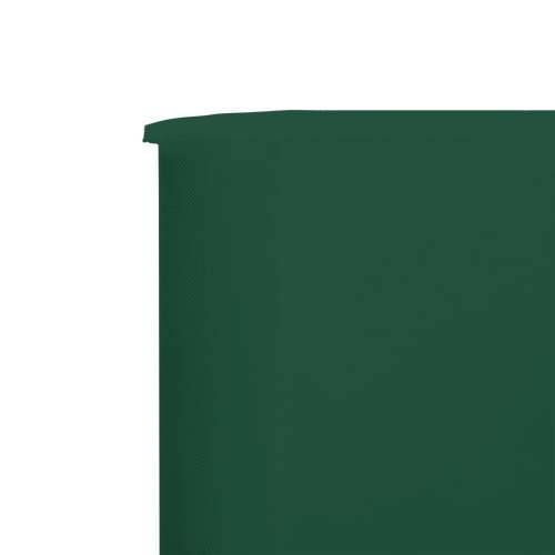 Vjetrobran s 5 panela od tkanine 600 x 80 cm zeleni Cijena