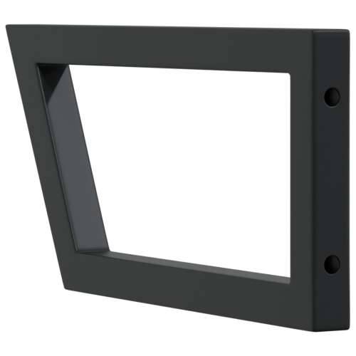 Nosači polica za Lavabo - Umivaonik 2 kom crni trapezni čelični - Crna 20 x 45 cm 1 Trapez Cijena