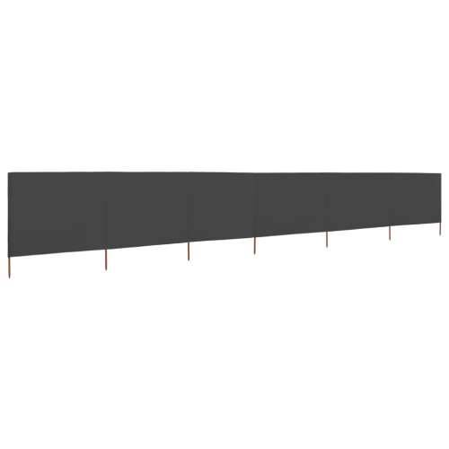 Vjetrobran sa 6 panela od tkanine 800 x 120 cm antracit - Antracit 800 x 120 cm 1 Cijena