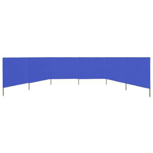 Vjetrobran sa 6 panela od tkanine 800 x 120 cm azurno plavi Cijena