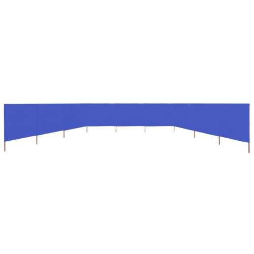 Vjetrobran s 9 panela od tkanine 1200 x 120 cm azurno plavi Cijena