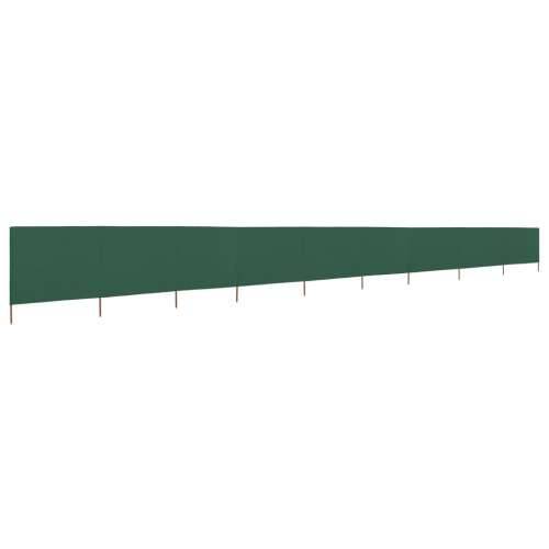 Vjetrobran s 9 panela od tkanine 1200 x 160 cm zeleni - Zelena 1200 x 160 cm 1 Cijena
