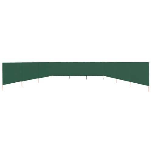 Vjetrobran s 9 panela od tkanine 1200 x 160 cm zeleni - Zelena 1200 x 160 cm 1 Cijena