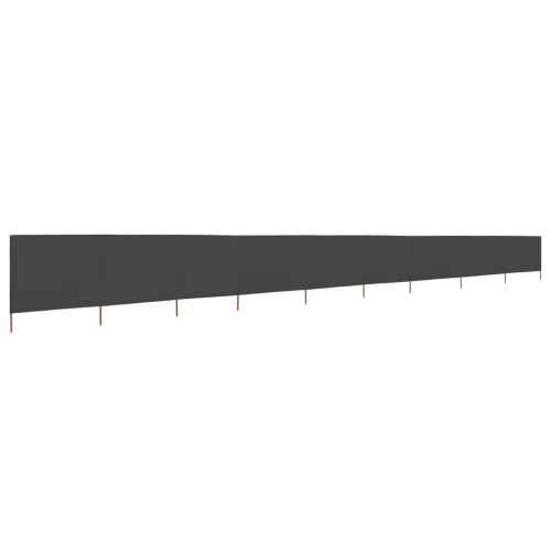 Vjetrobran s 9 panela od tkanine 1200 x 160 cm antracit - Antracit 1200 x 160 cm 1 Cijena