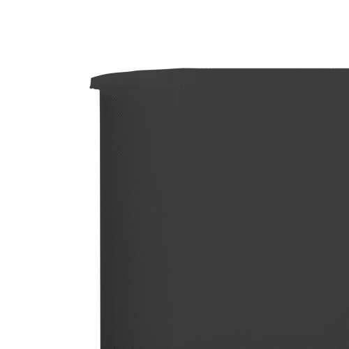 Vjetrobran s 9 panela od tkanine 1200 x 160 cm antracit - Antracit 1200 x 160 cm 1 Cijena
