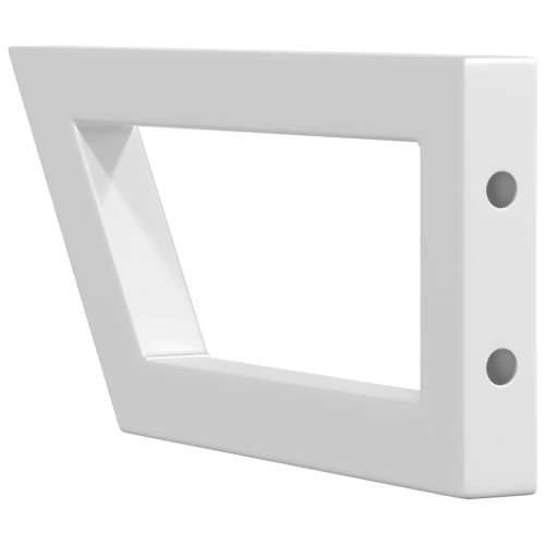 Nosači polica za Lavabo - Umivaonik 2 kom bijeli trapezni čelični - Bijela 15 x 35 cm 1 Trapez Cijena