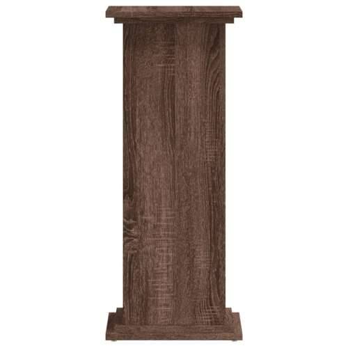 Stalak za biljke boja hrasta 33 x 33 x 80 cm konstruirano drvo - Smeđi hrast 33 x 33 x 80 cm 1 Cijena