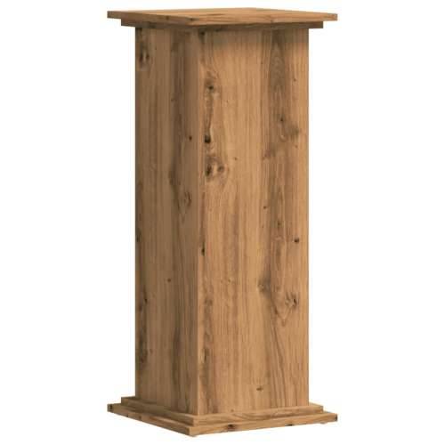 Stalak za biljke boja hrasta 33 x 33 x 80 cm konstruirano drvo - Boja hrasta 33 x 33 x 80 cm 1 Cijena