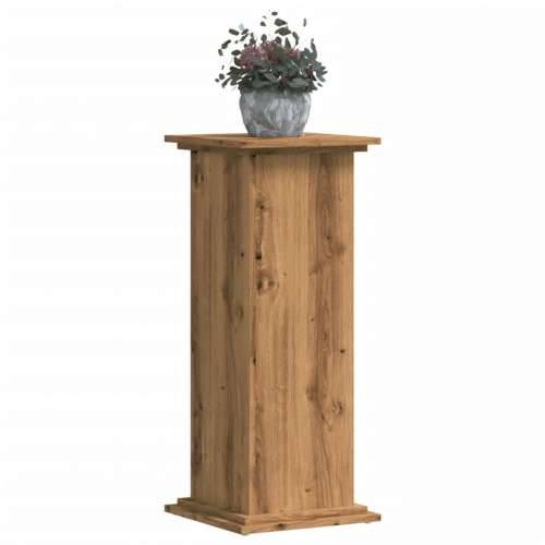 Stalak za biljke boja hrasta 33 x 33 x 80 cm konstruirano drvo - Boja hrasta 33 x 33 x 80 cm 1 Cijena