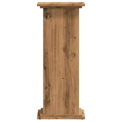 Stalak za biljke boja hrasta 33 x 33 x 80 cm konstruirano drvo - Boja hrasta 33 x 33 x 80 cm 1 Cijena