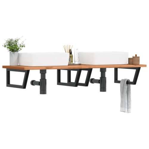 Nosači polica za Lavabo - Umivaonik 2 kom crni trapezni čelični - Crna 20 x 50 cm 1 Trapez Cijena