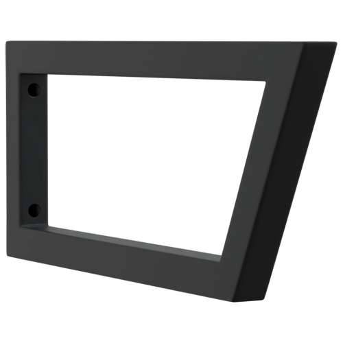 Nosači polica za Lavabo - Umivaonik 2 kom crni trapezni čelični - Crna 20 x 50 cm 1 Trapez Cijena