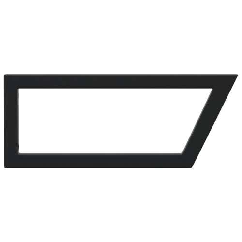 Nosači polica za Lavabo - Umivaonik 2 kom crni trapezni čelični - Crna 20 x 50 cm 1 Trapez Cijena