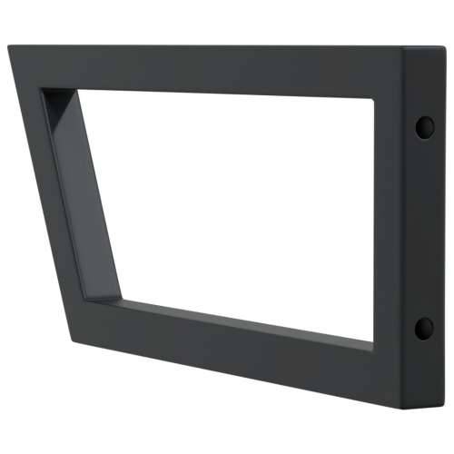 Nosači polica za Lavabo - Umivaonik 2 kom crni trapezni čelični - Crna 20 x 50 cm 1 Trapez Cijena