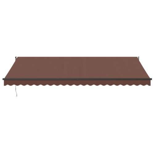 Tenda na automatsko uvlačenje smeđa 500 x 300 cm - Smeđa 500 x 300 cm 1 Cijena