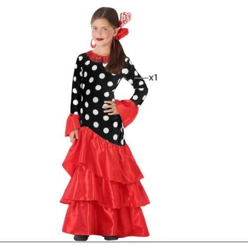 Svečana odjeća za odrasle Flamenca Crna Crvena Španjolska Cijena