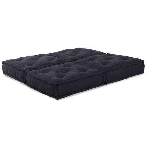 Modularni Pouf 2 kom antracit tkanina Cijena