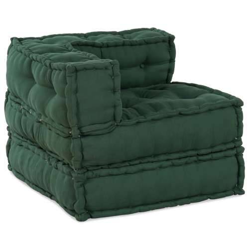 Modularni pouf 2 komada Zeleni materijal Cijena