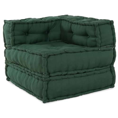 Modularni pouf 2 komada Zeleni materijal Cijena