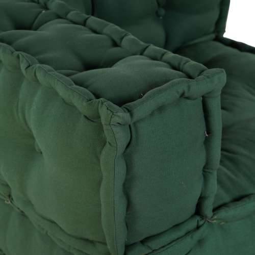 Modularni pouf 2 komada Zeleni materijal Cijena