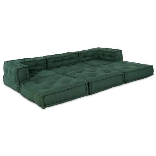 modularni puffovi 3 kom zelena tkanina Cijena