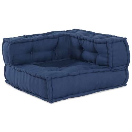 Modularni pouf - Set od 4 u indigo tkanini Cijena