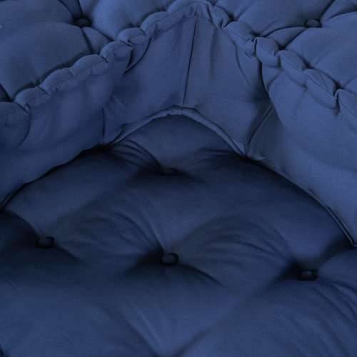 Modularni pouf - Set od 4 u indigo tkanini Cijena