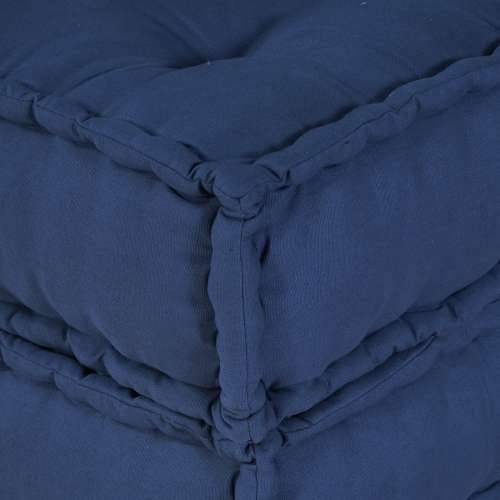 Modularni Pouf 2 komade Indigo Tkanina Cijena