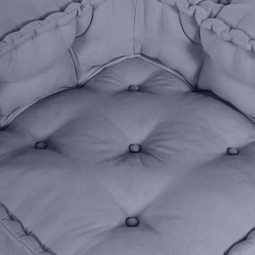 4-sjedalni modularni pouf sofa konvertibilna siva tkanina Cijena