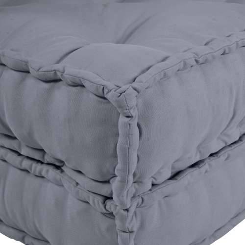 4-sjedalni modularni pouf sofa konvertibilna siva tkanina Cijena