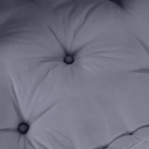 Dvosjed Modularni Pouf Sofa Konvertibilni Sivi Tkanina Cijena